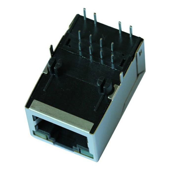 LF1S022-34 10/100 BASE-T RJ45 Modular Plug With Magnetics