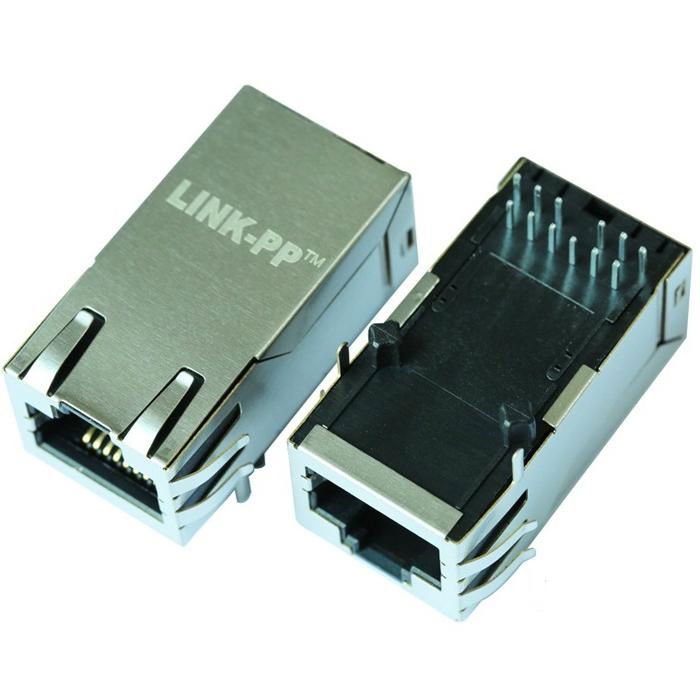 0816-1X1T-M1-F Long body 1000 Base-T RJ45 Female Jack