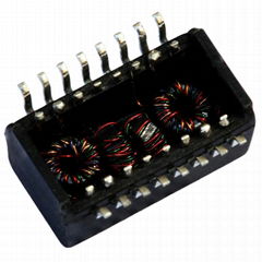 HX1260FNL, HX1324FNL Single Port, 10/100 BASE-T Ethernet Transformer Modules