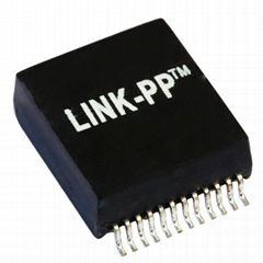 HX5019BNL SMD Dual Port, 1000 BASE-T Low Profile Ethernet Transformer Modules