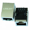 LU1S516 LF 10/100 BASE-T 1X1 RJ45 8P8C shielded Connector 6