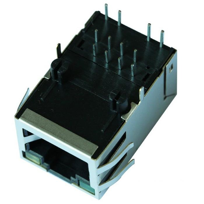 SI-50170-G 1 Port RJ45 Connector Shielded with Integrated Magnetics 7