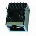 HY911137A | RJ-45 Connector with 90 Degree with 1000 Base-T Integrated Magnetics 3