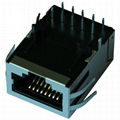 XRJF-01J-0-H68-010-NIJ RJ45 Interconnects with 1000 Base-T Integrated Magnetics