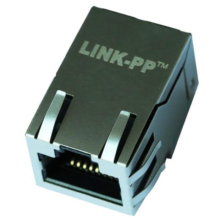 1605837 | Single Port RJ45 Connector with Integrated Magnetics,Without Leds