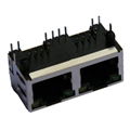 1-6610005-5 | 1X2 RJ45 Connector with 1000 Base-T Integrated Magnetics