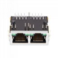 JX80-0019NL 10/100 Base-TX 1X2 Port RJ45 Magjack Connectors