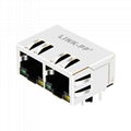 HFJ12-1G01ER-L12RL 1X2 8P8C RJ45