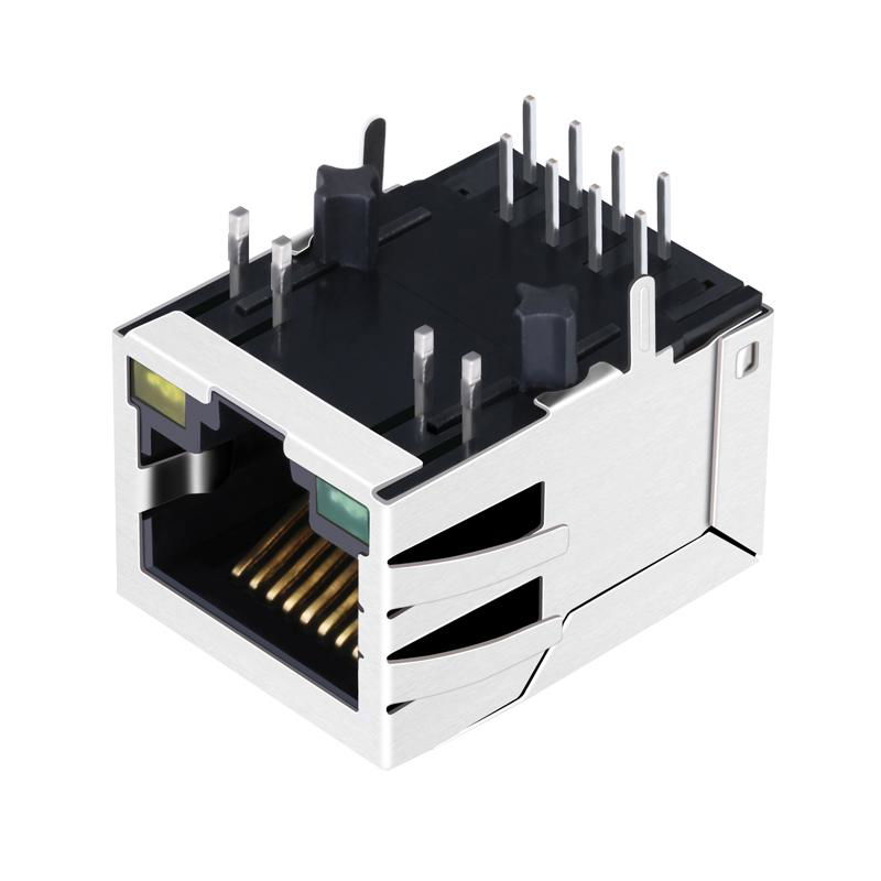 SI-60107-F | 10/100 Base-T MagJack Integrated RJ45 Connector Modules 2