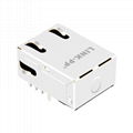 L8AL-1X1T-32A - Single Port Low Profile RJ45 Magnetics Without LED