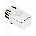 0838-1X1T-W7 Power over 1 Port Ethernet RJ45 Magjack Connector