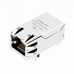 0838-1X1T-W7 Power over 1 Port Ethernet RJ45 Magjack Connector