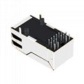 L826-1X1T-43-F | MagJack Integrated 8P8C RJ45 Modular Jack