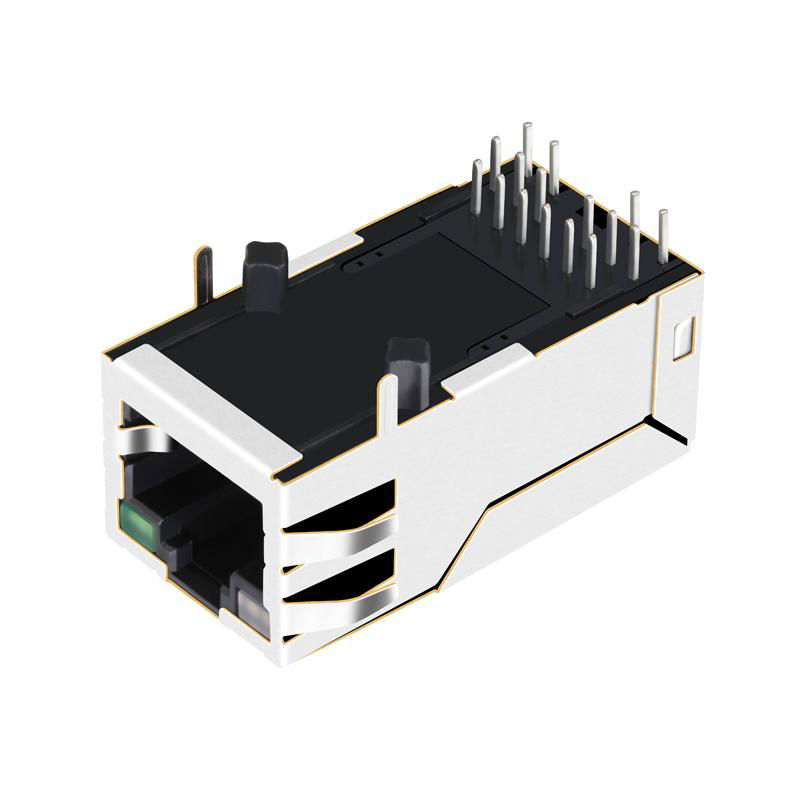 JK0-0136NL 10/100/1000 Base-T RJ45 Magjack Connector 2