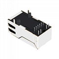 L826-1X1T-06-F | 1 Port 8P8C RJ45 Jacks with 10/100 Base-T Integrated Magnetic 2