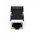 L826-1X1T-06-F | 1 Port 8P8C RJ45 Jacks with 10/100 Base-T Integrated Magnetic 3