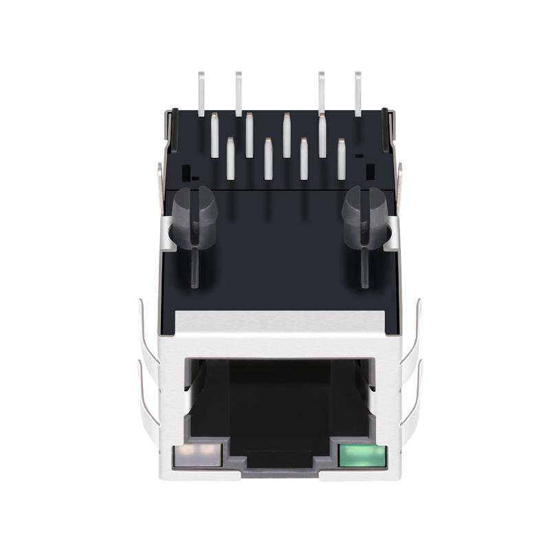 SI-51009-F Single Port RJ45 Connector with 1000 Base-T Applications In Routers 3