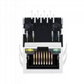 48F-09AHANDXNL | RJ45 Connector with 1000Base-T Integrated Magnetics Without Led 3