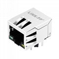 48F-09AHANDXNL - RJ45 Connector with 1000Base-T Integrated Magnetics Without Led