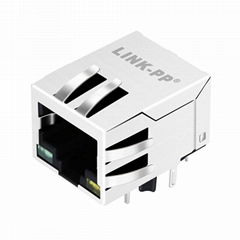 48F-09AHANDXNL | RJ45 Connector with 1000Base-T Integrated Magnetics Without Led