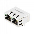 HFJ12-1G16ER-L12RL | 1X2 RJ45 Jacks