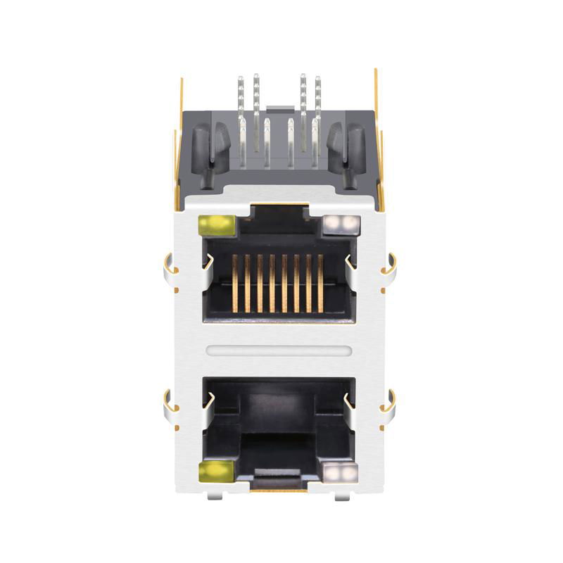 RM3-168A9V1Q | Multi-Port RJ45 Connector with 1000 Base-T Integrated Magnetics 2
