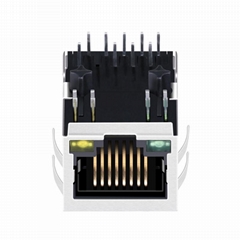 48F-01GYD2NL | Single Port Cat5 RJ45 Electrical Connector