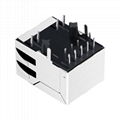 RJ-101G50E | Shielded 1x1 Port Ethernet RJ45 Jack Connector