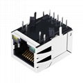 RJ-101G50E | Shielded 1x1 Port Ethernet RJ45 Jack Connector