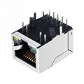 XRJG-01K-4-H11-120 | Shielded 1000 Base-T Single Port RJ45 Cat6 Keystone Jack