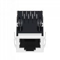 XFATM9J-CT1-4M Single Port 8 Pin RJ45 Female Connector RJ 45 Jack