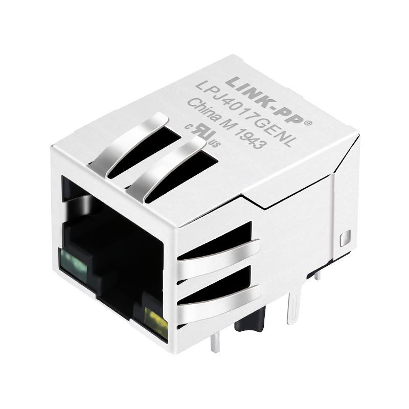 XFATM2GA-CLGY1-2MS Single Port RJ45 Cat6 Keystone Jack Female Connector