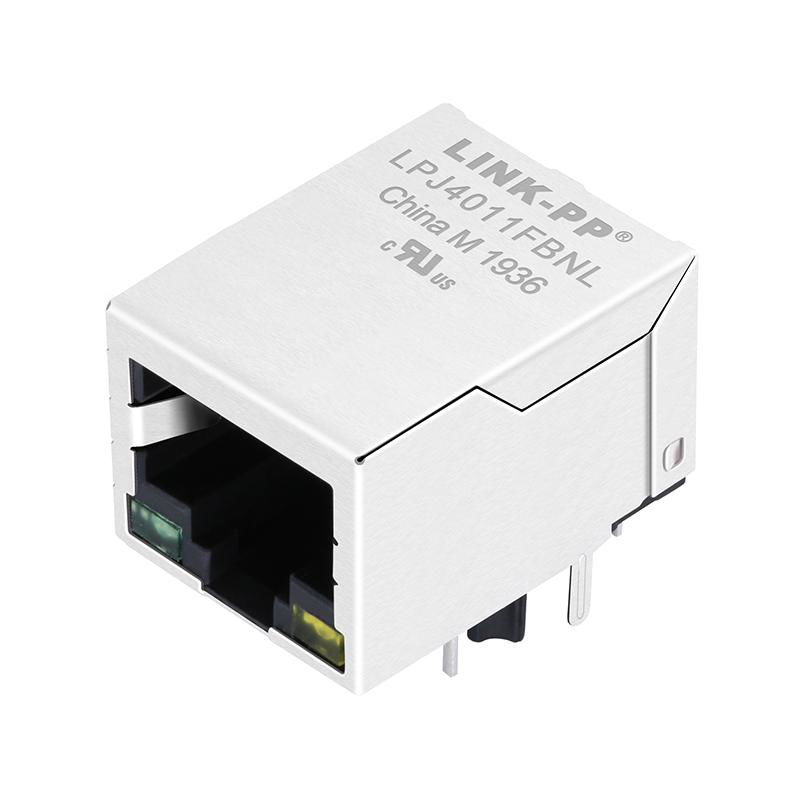 HY911105AE RG45 One Port RJ45 Power Connector RJ 45 Magjack