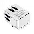 13F-64HND2NL 8P8C Jack RJ45 Female Socket Connector with LED