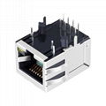 JX0011D21BNL Single Port Amp RJ45 Cat6 Modular Jack