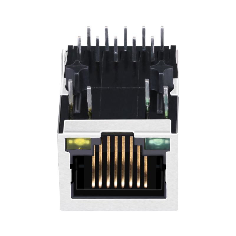 LA1S109-43 LF 1000 Base-t 1X1 RJ45 Connector Module With Magnetic 2