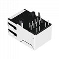 ARJ-1320-47F Single Port Shielded 8 Pin RJ45 Plug Connector Modular Jack