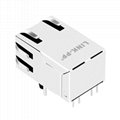 SI-55006-F Belfuse Shielded Single Port 8 Pin  Ethernet RJ45 Connector