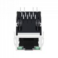 SI-55006-F Belfuse Shielded Single Port 8 Pin  Ethernet RJ45 Connector