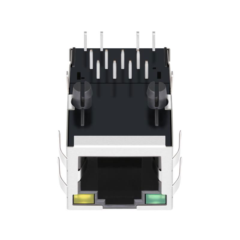 SI-55004-F 1 Port 8P8C Connector RJ45 Modular Plug 5