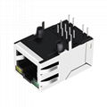 JXR1-0011NL Pulse Jack RJ45 Modular Plugs RJ 45 Connector with led