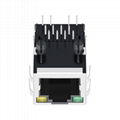 JXR1-0011NL Pulse Jack RJ45 Modular Plugs RJ 45 Connector with led