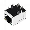 6605808-1 10/100 Base-T RJ45 Female Jack with Integrated Magnetics 4