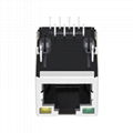 XRJH-01M-4-E11-180 Shielded RJ45 Plug with 10/100 Base-T Transformer