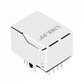 XRJH-01M-4-E11-180 Shielded RJ45 Plug with 10/100 Base-T Transformer