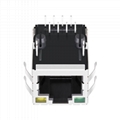 J1B321ZDD-V0 Single Port RJ45 Modular Jack with led light 3