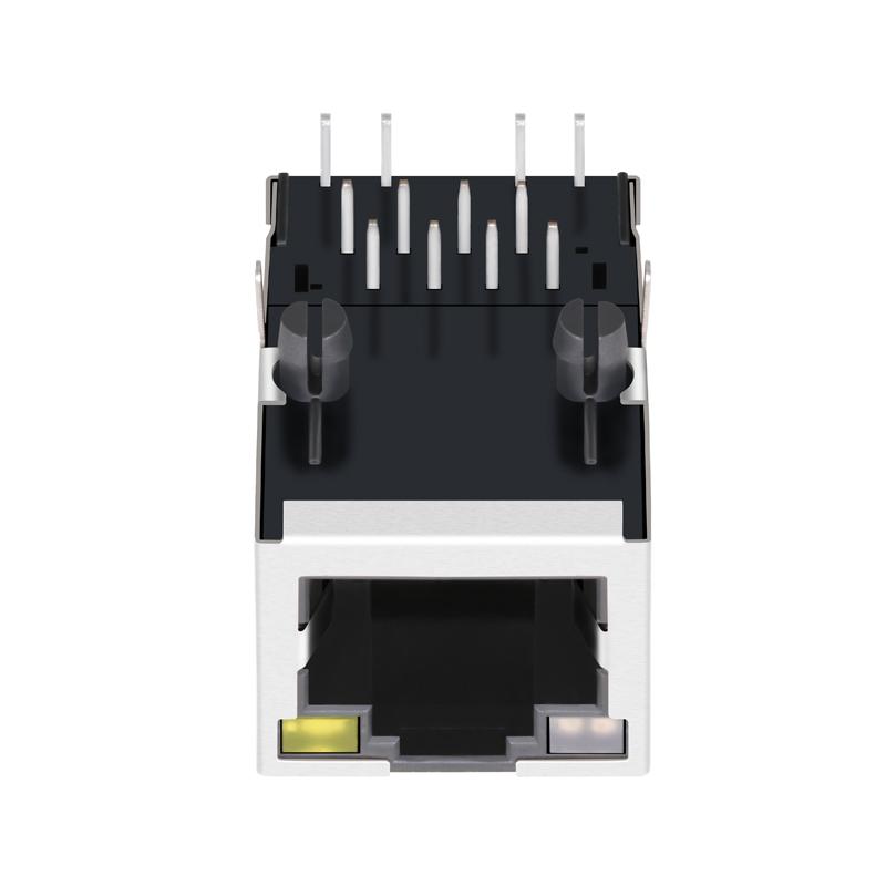 XRJH01BPD5158S Amp RJ45 Connector with Integrated LINK