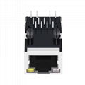 XRJH-01B-P-D51-58S Amp RJ45 Connector with Integrated Magnetic 3