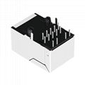 XRJH-01D-1-D12-180 Single Port RJ45 8 Pin Female Connector with Magnetics 4