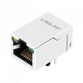 XRJH-01D-1-D12-180 Single Port RJ45 8 Pin Female Connector with Magnetics